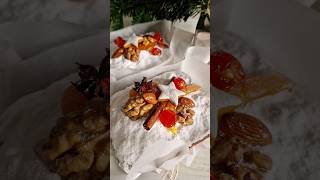 CHRISTMAS FRUIT CAKE 🎄🎂 Gifts for friends 😋 #christmasbaking #newyear2024 #shortvideos