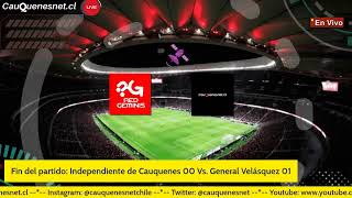 #FÚTBOL - #SegundaDivisión: Independiente de #Cauquenes Vs. General Velásquez