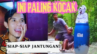 POCONG PARAH, POCONG KELUAR DARI TONG BIKIN JANTUNGAN #REACT FRANK POCONG KOCAK