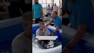 Inmate gets saved and baptized at the same time! #jesus #christianprayer #jesusshorts #bible