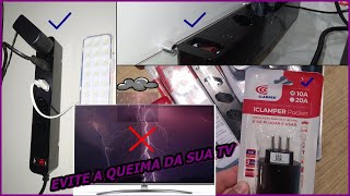 COMO EVITAR A QUEIMA DE APARELHOS ELETRÔNICOS? REVIEW FILTRO DE LINHA CLAMPER E ICLAMPER POCKET.