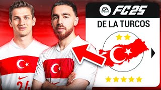 GENÇ TÜRK FUTBOLCULAR AYNI TAKIMDA! | FC 25 SADECE TÜRK OYUNCULAR REBUILD!