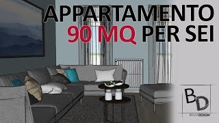 Appartamento di 90 mq per 6 | Idee d'Arredo | Belula Design