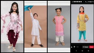 Very trendy and beautifull clothes ideas for kids on Eid