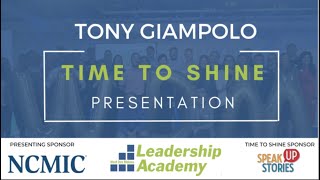 WDMLA Time to Shine- Tony Giampolo