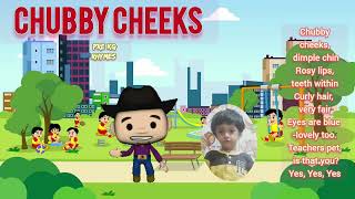 Chubby Cheeks, Dimple chin | Nursery Rhymes and Baby Songs with Sayan | Pre Kg Rhymes