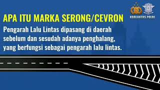 Apa itu marka serong/cevron