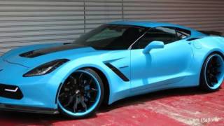 2014 Blue Corvette C7 Stingray