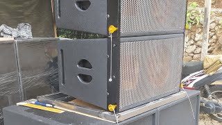 Ukuran Box Speaker Line Array 10 inch single tweter || LA110