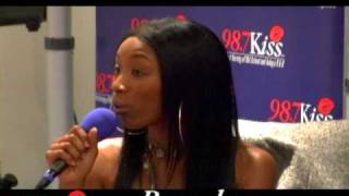 98.7 Kiss FM In Studio with Brandy part 3