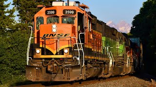 Railroad Locomotives - BNSF Interesting Lash Ups