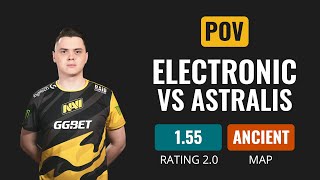 [POV] Na'Vi Electronic VS Astralis [Ancient] | CS GO DEMO