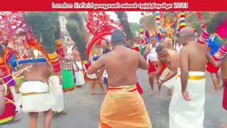 London Enfield Nagapooshani Ambaal Temple Rathotsavam 2023 | UK | #tamil | #india