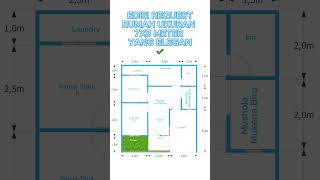 EDISI REQUEST , RUMAH UKURAN 7X8 METER YANG ELEGAN #rumah