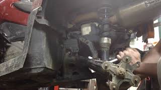 Can Am Outlander 850 High lifter stretched trailing arm install