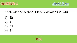 Atomic size | Atomic radius | ICSE | Periodic table and periodic properties | class 10 | CBSE