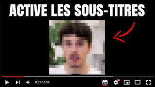 Cette vidéo apparait seulement si vous activez les sous-titres (essayez)