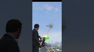 Destroying a HELICOPTER in GTA 5 with INSANE Stunts and Explosions #gta5 #helicpter #shorts#gaming