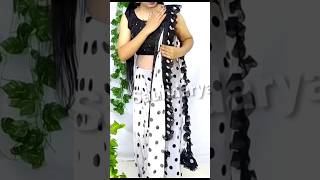 Party wear Saree Wearing/How to drape georgette saree