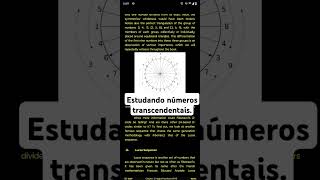 Estudando números transcendentais #livros #shorts #robsoncassiano