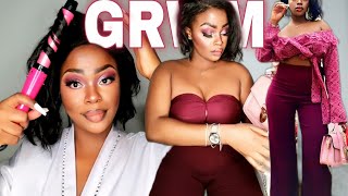 3 in 1 GRWM: Makeup, Hair, Outfit | Privemacho