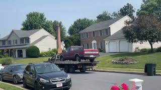 7.18.23 Truck hauled away from 110: