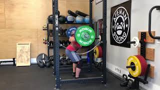 6/8/18 Squat 370x1@8.5 ws 1/4