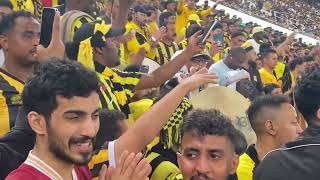 احلى طرب وتشجيع جمهور الاتحاد امام العداله 💛🖤