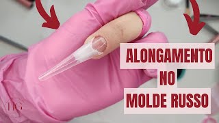 Preparação e Aplicação do Alongamento no Molde  - Unhas em gel tutorial rápido