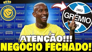 DIA HISTÓRICO! CRAQUE QUE BRILHOU NA SELEÇÃO E EUROPA FECHA COMO GRÊMIO! NOTÍCIAS GRÊMIO HOJE!