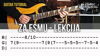 Bijelo Dugme - Za Esmu | Lekcija Za Gitaru | Guitar Tutorial | Dalibor Stojanovski