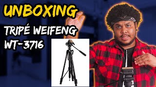 UNBOXING TRIPÉ WEIFENG WT-3716 | TRIPÉ CUSTO BENEFÍCIO