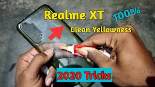 How To Clean Yellowness Of Transferent Mobile Back Cover | Full Procedure Clean Of Silicone Case .