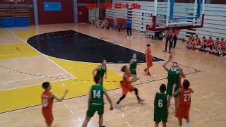 Liga 2005 - II. liga, Cedevita II - Sisak, 28.1.2018.