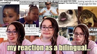 REACTING to BILINGUAL MEMES!!!