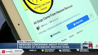 Rescues concerned about future because of Facebook restrictions