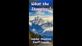 Best Travel Destination Sulphur Mountain Banff Canada 2021 #shorts