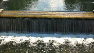 Waterfall water river stones steps