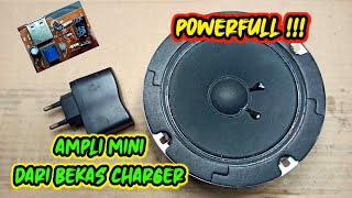 Cara Membuat Ampli Mini Dari Charger Bekas