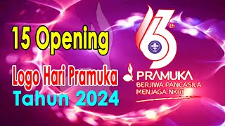 video opening logo hari pramuka ke 63 tahun 2024