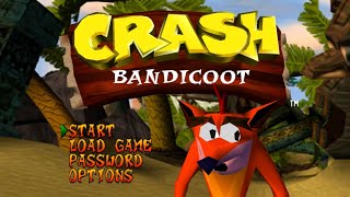 Crash Bandicoot 1 | Longplay até Zerar 100% + Fase Extra Stormy Ascent | Ps1