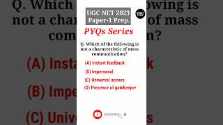 UGC NET 2023 Paper 1 | Communication expected mcqs #shorts #ugcnet #ugcnetpaper1 #communication