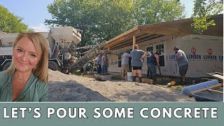 Pouring a concrete porch with no experience | No liquid laundry sheets