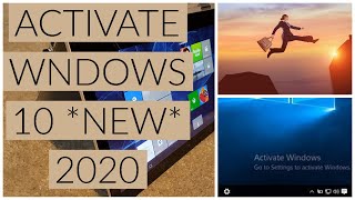 How to ACTIVATE windows 10 using CMD no virus containing software safe**