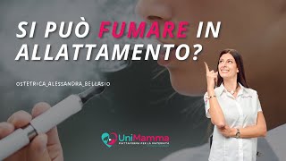 Si può fumare in allattamento? e le sigarette elettroniche?