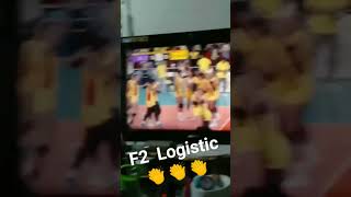 Mas nakaka-excite siguro kung live. Galing!!!! #f2logistic #volleyball  👏👏👏