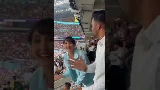 Nora Fatehi dance in FIFA world cup match stadium | nora dance fifa world cup #fifaworldcup #shorts