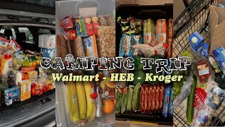 HUGE CAMPING GROCERY HAUL 🏕️| ESSENTIALS FOR OUR CAMPING TRIP | 🍉MEAL IDEAS #groceryhaul #camping