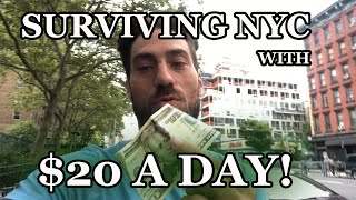 RIP TIP - HOW TO SURVIVE IN NYC WITH $20 A DAY | CRASH FLOW