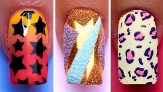 Short Nails: Leopard Nails Art Design #shorts